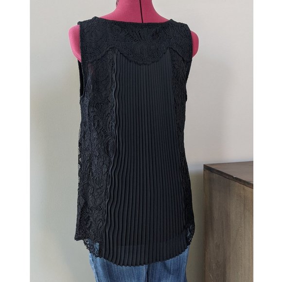 WHBM Small Women's Lace Sleeveless Top Blouse - Picture 5 of 9